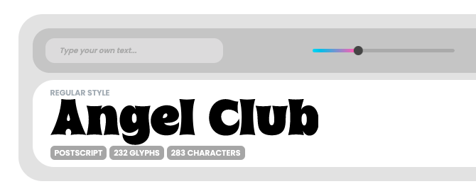 Angel Club Font (Free)