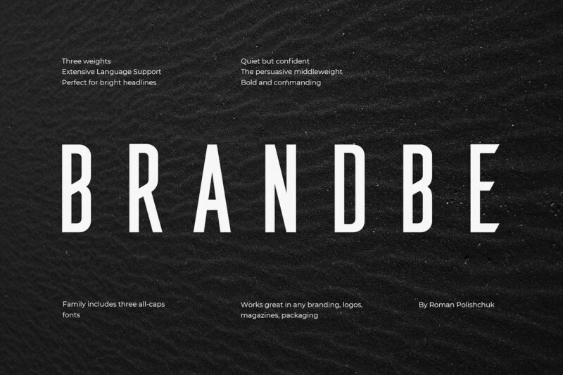 Brandbe — Stylish Sans Serif