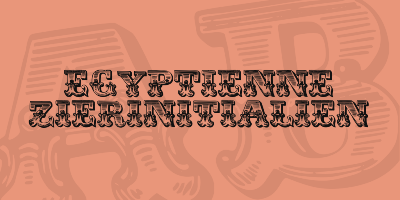 Fette Egyptienne Font