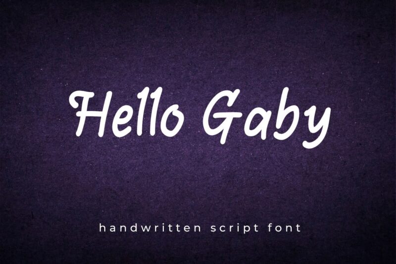 Gaby Font (Paid)