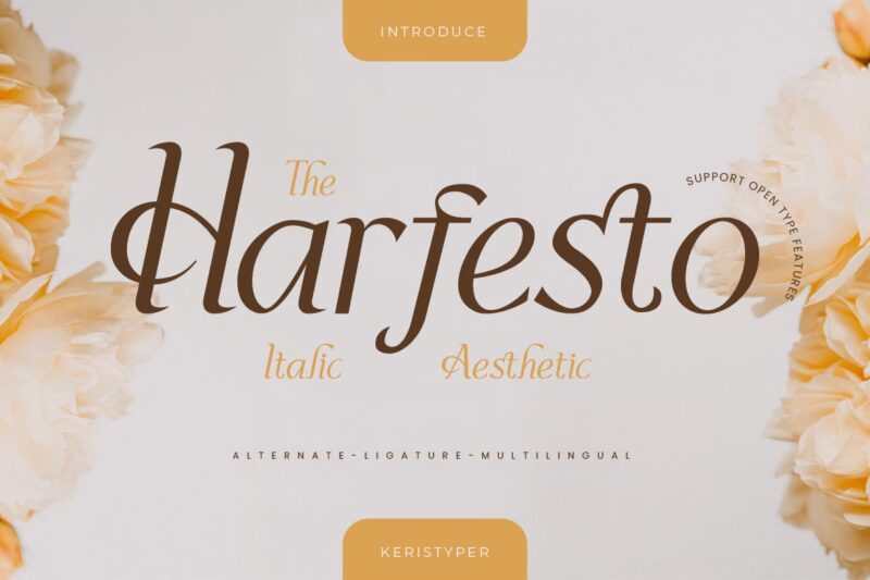 Harfesto Font (Paid)