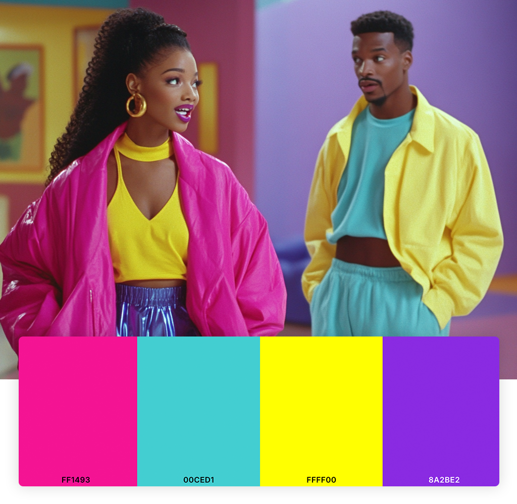 90s color palette 3