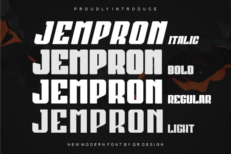 Jempron Font