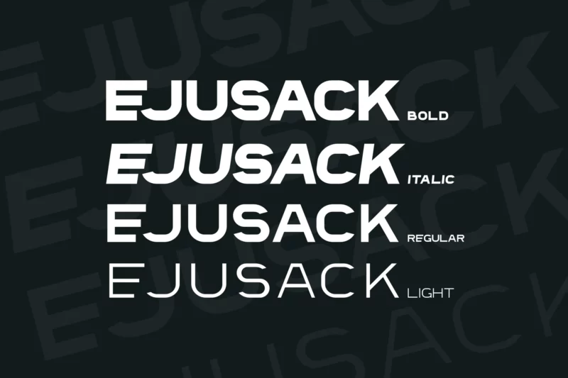 Ejusack Font