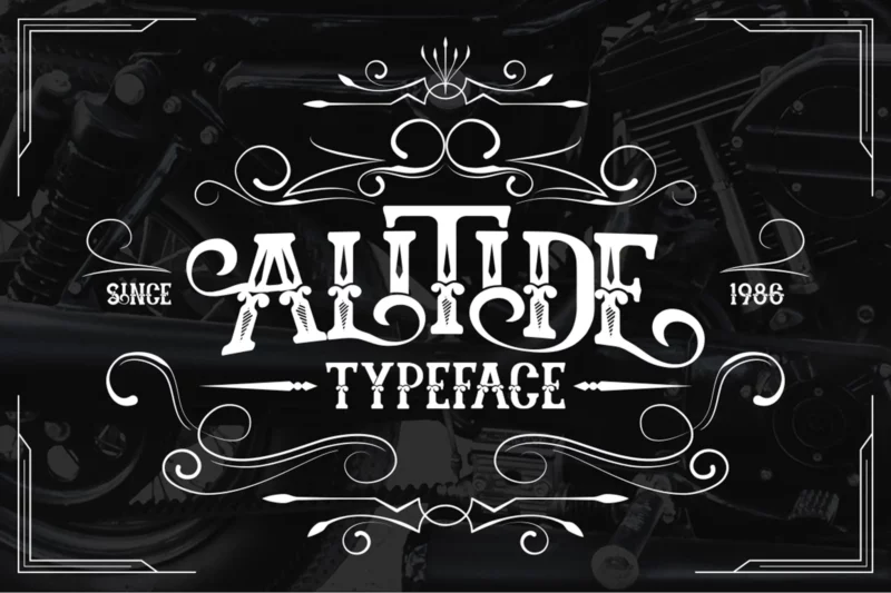 ALITIDE Typeface