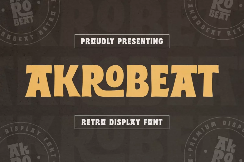 Akrobeat Font