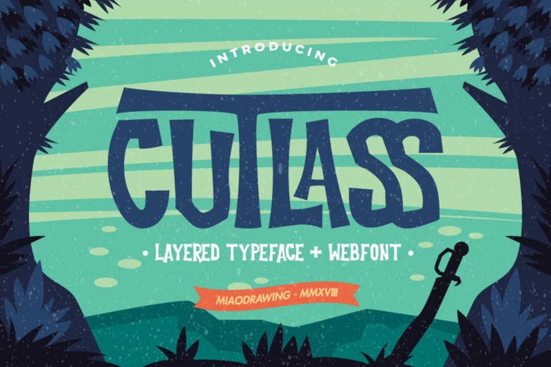 Cutlass Typeface - Lite