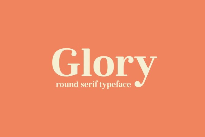 Glory Round Serif Font