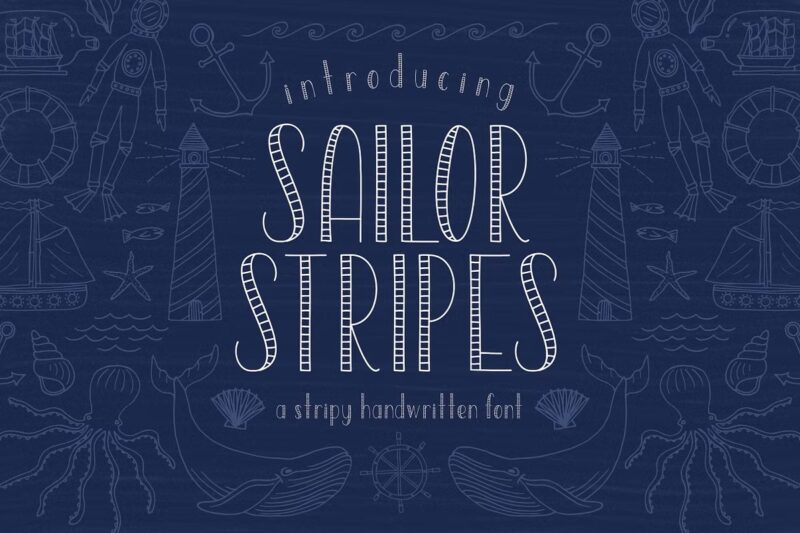 Sailor Stripes Font