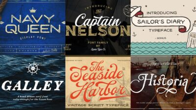 40 Nautical Fonts That Will Really “Anchor” Your Designs