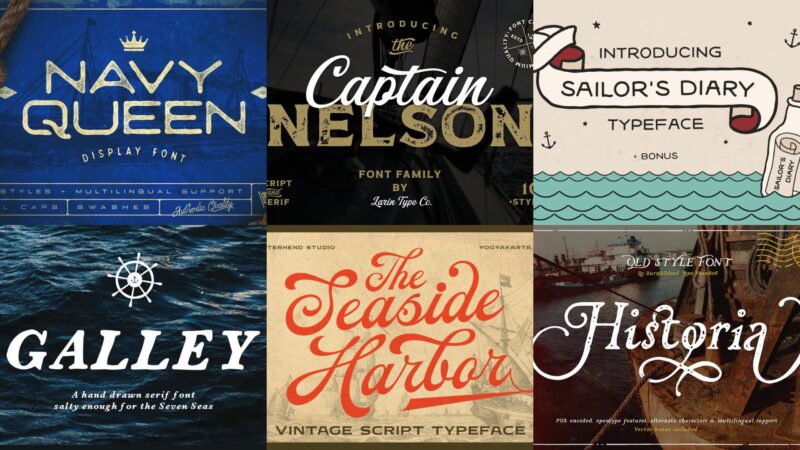 Nautical Fonts