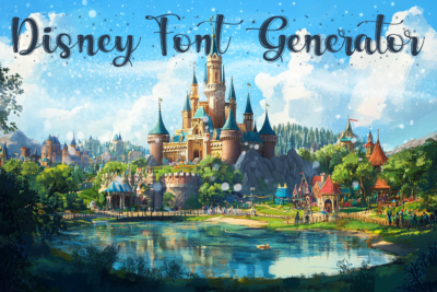 Disney Font Generator: Create Magical Text for Free