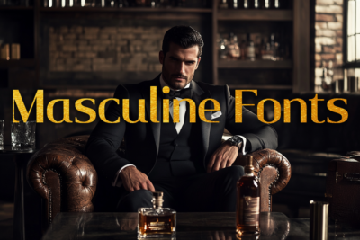 36 Best Masculine Fonts with Real Manly Style