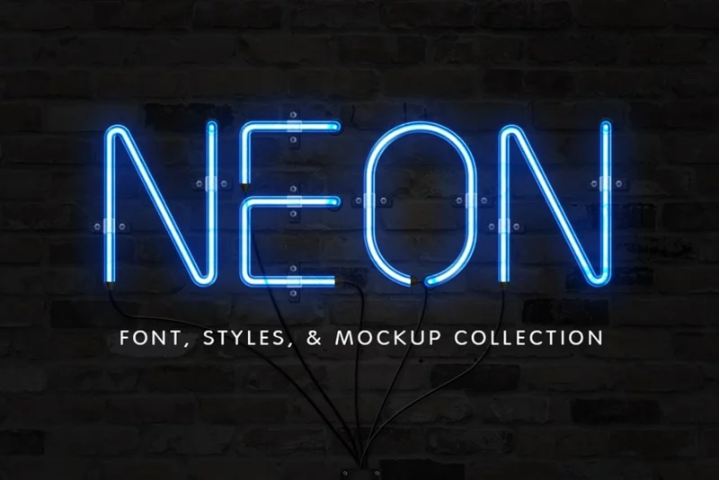 Neon Font & Sign Collection