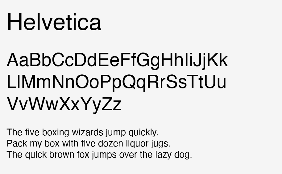 Helvetica