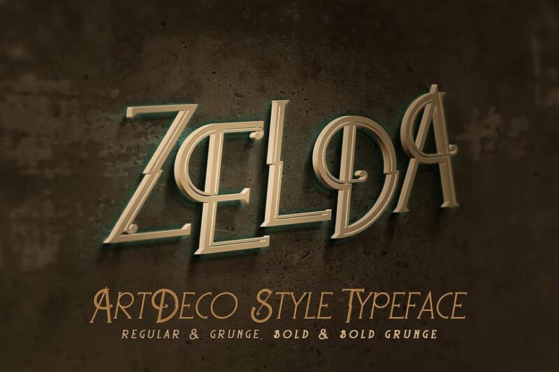 Zelda - ArtDeco Font