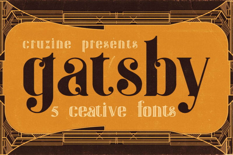 Gatsby - ArtDeco Font