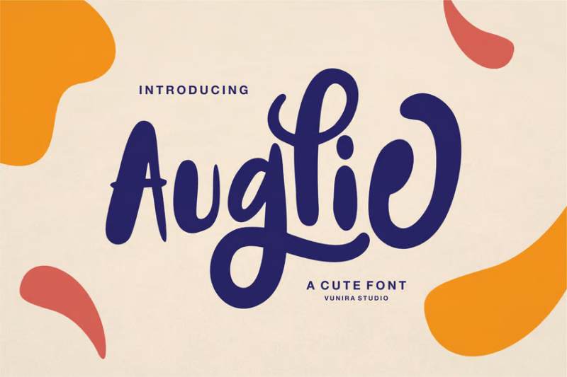 Auglie | A Cute Font