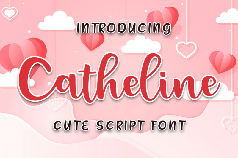 Catheline Cute Script