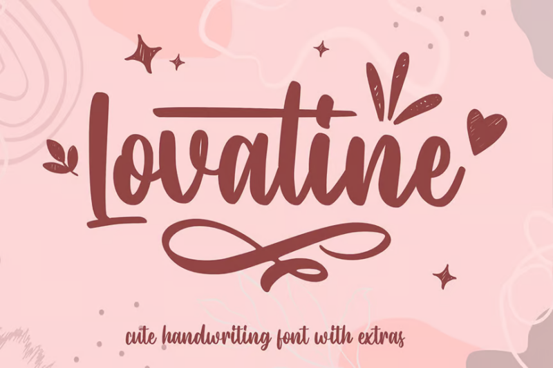 Lovatine - Cute Font