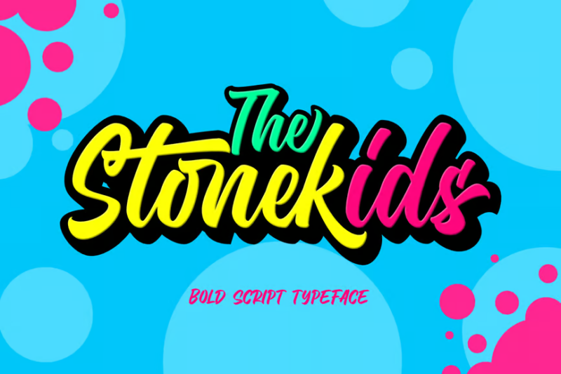 Stonekids - Cute Typeface