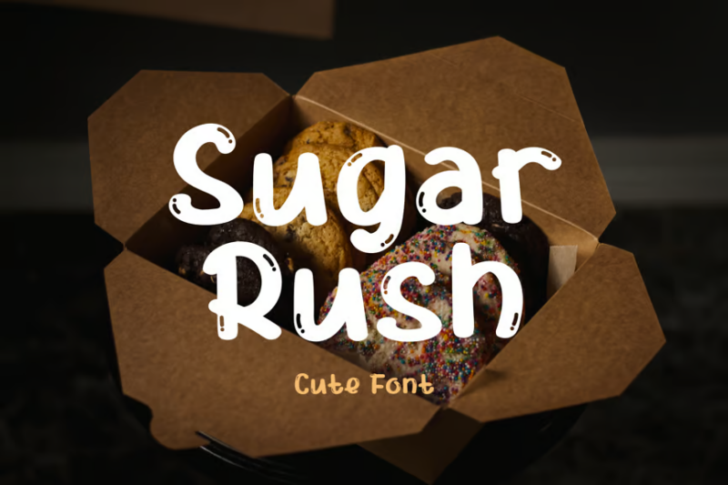 Sugar Rush – Cute Font