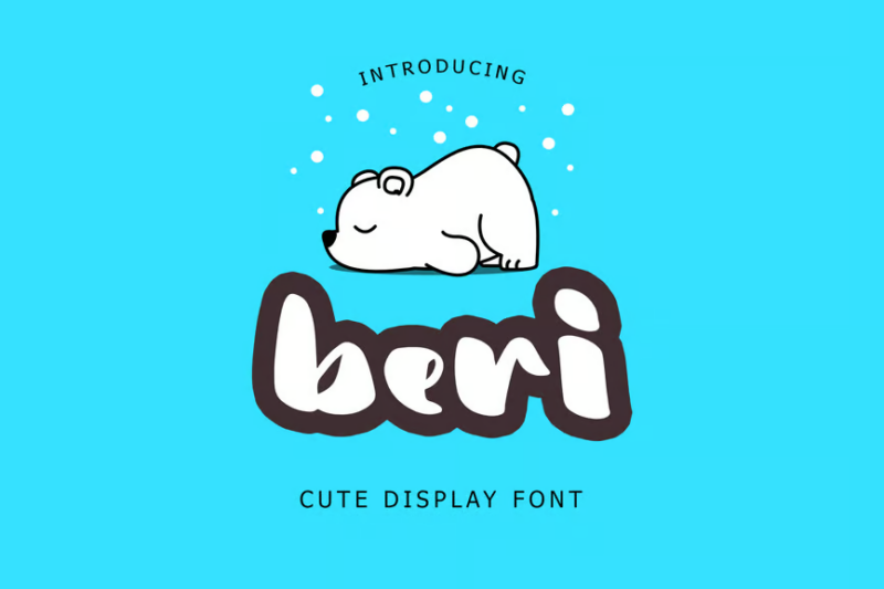 Beri Cute Display Font