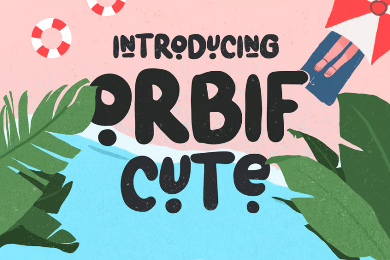 Orbif Cute Typeface