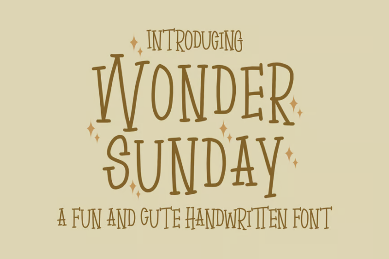 Wonder Sunday - Cute Display