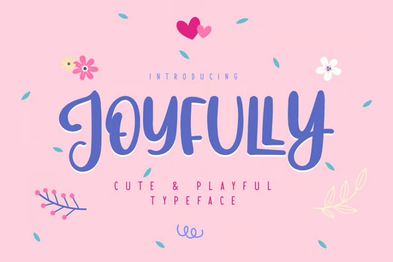 Joyfully | Cute & Playful Typeface