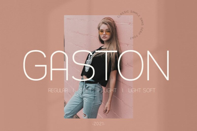 GASTON modern instagram Font