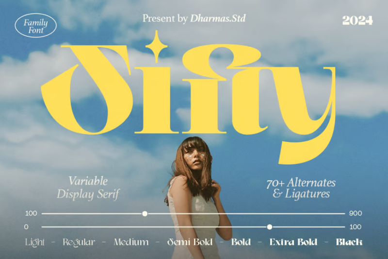 Sifty - Decorative Modern Serif