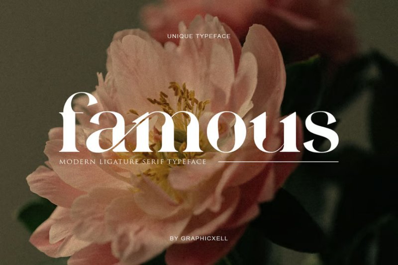 Famous Serif Font