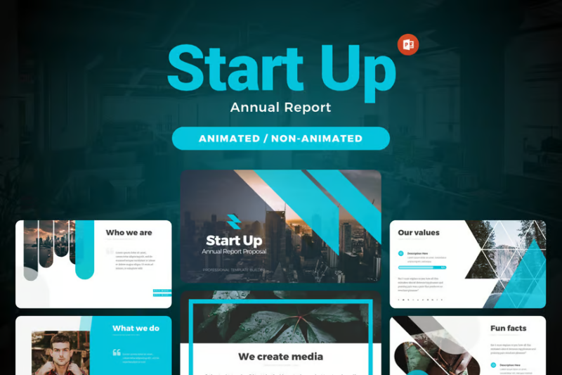 Start Up Annual Report Proposal Animation