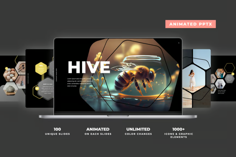 Hive Animated PowerPoint Template