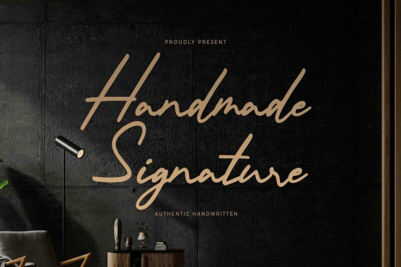 Handmade Signature - Authentic Handwritten