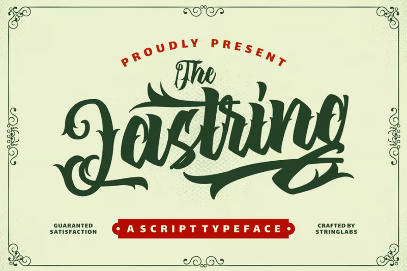 The Lastring - Tattoo Script Font