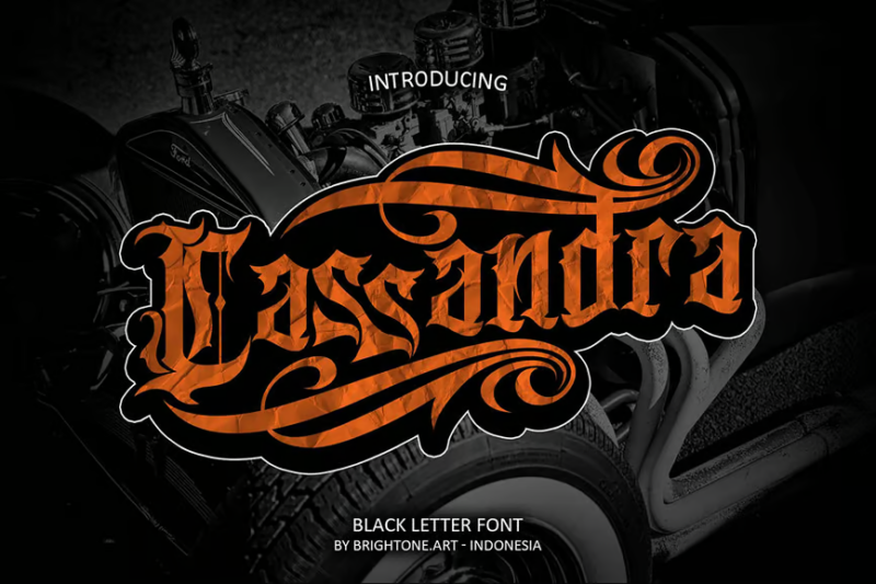 Cassandra - Tattoo Blackletter