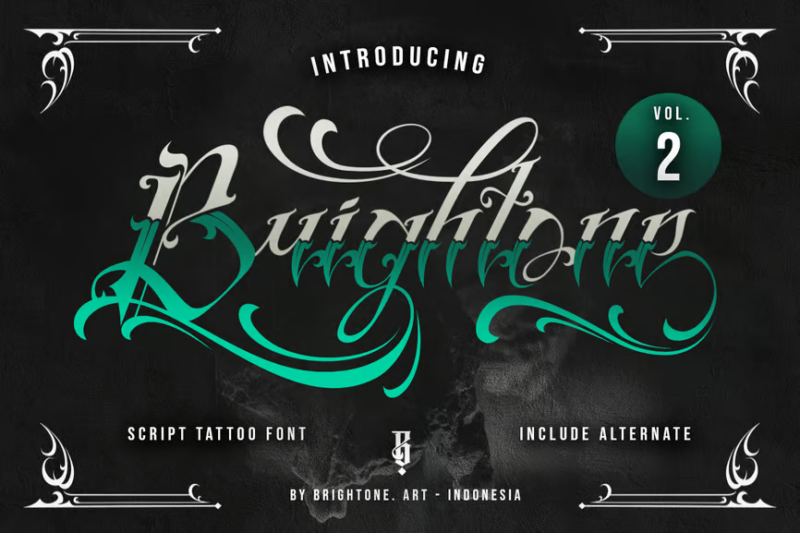 Brightone Vol. 2 - Tattoo Lettering