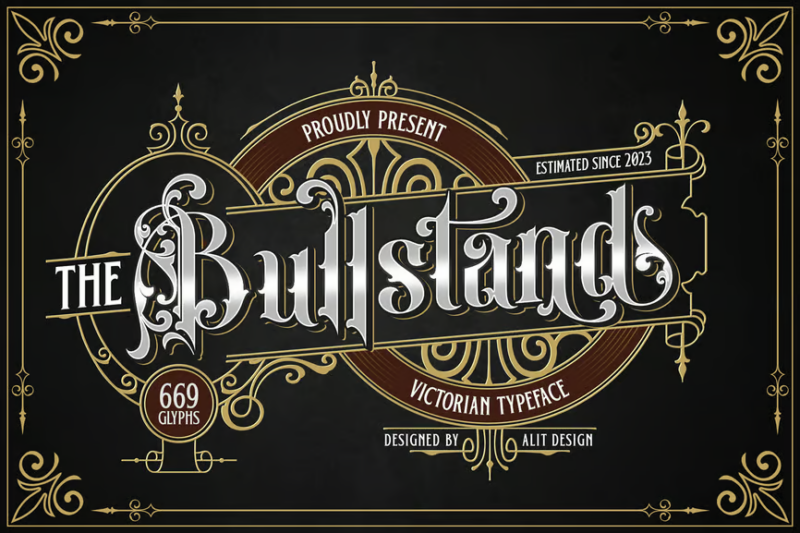 Bull Stand Typeface