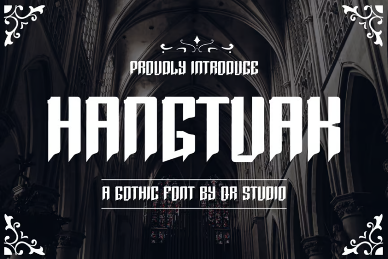 Hangtuak - Gothic & Blackletter Font