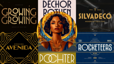 36 Art Deco Fonts That Capture Vintage Luxury