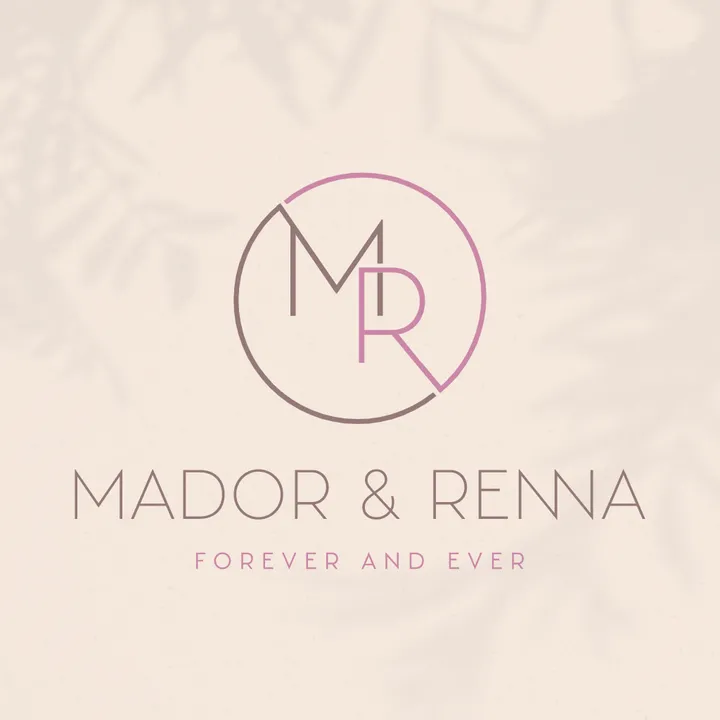 ALEXANDER & MONICA Wedding Logo Logo Design Template