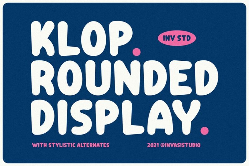 Klop - Friendly Rounded Font