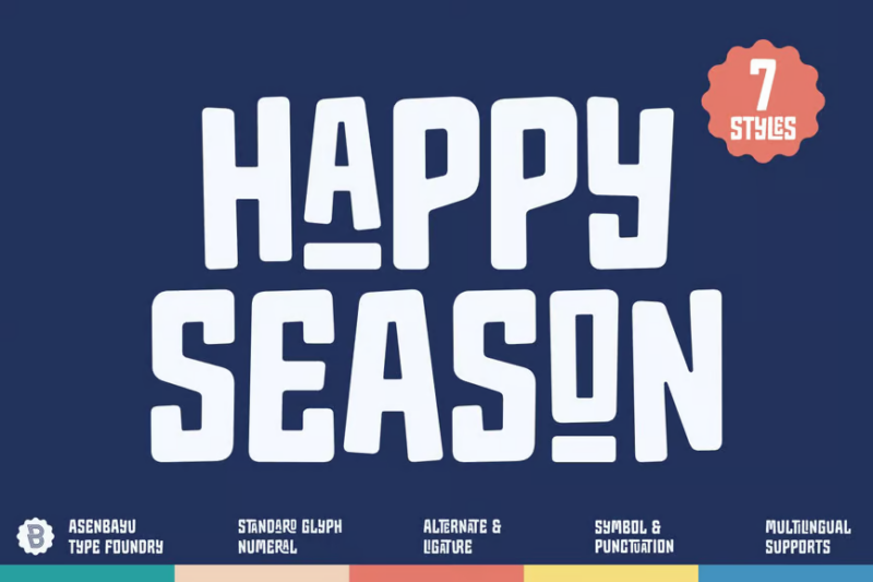 Happy Season - Modern Playful Sans Serif