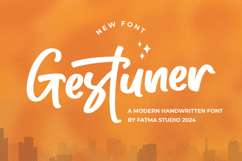 Gestuner - Fashion Font