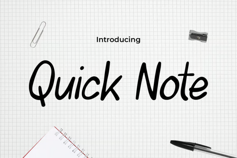 School Font - Quick Note