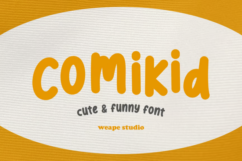 Comikid - Cute & Funny Font