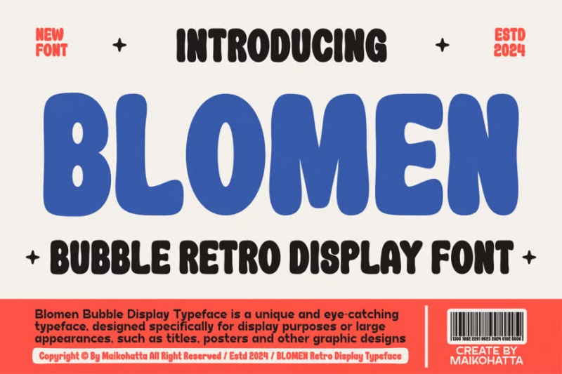 Blomen - Bubble Retro Display