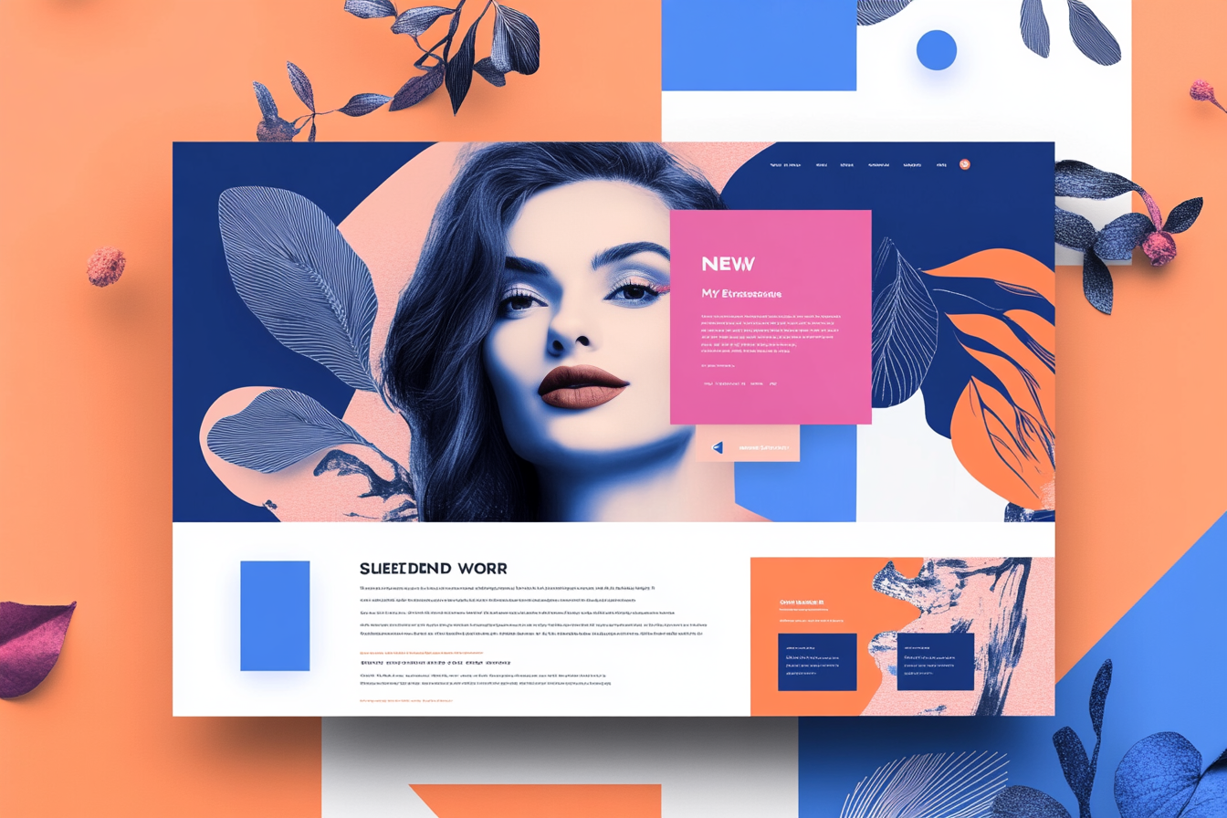 geometric shapes in web design